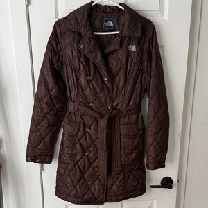The North Face Women's Chocolate Quilted Puffer Coat